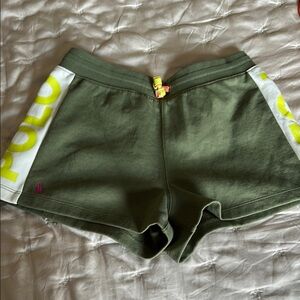 Polo by Ralph Lauren Green Sporty Shorts with Elastic Waistband